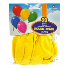 20 Palloncini Giallo in Busta PB032C